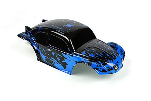 SummitLink Custom Body Compatible for 1/10 1/8 Scale RC Car or Truck (Truck not Included) (Muddy Blue Over Black) - style: Muddy Blue Over Black