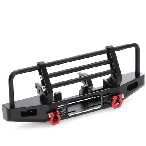 Metal Front Rear Bumper RC Upgraded Parts for TRAXXAS 1/18 TRX4M Crawler RC Climbing Car (Front + Rear Bumper)