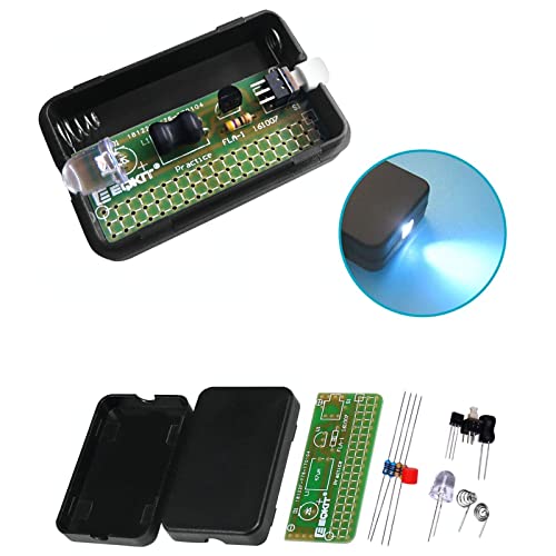 2 Pack DIY Flashlight Soldering Kit Simple Funny LED Light Soldering Practice Kit for School STEM Education and Beginners Learning Electronics - color: 2 Pack-flashlight