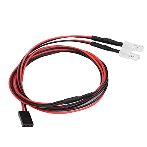 2PCS 5mm LED Lights for RC Cars, High Simulation Accessory with Superior Materials, Easy to Install for 1/10 Model Drift Car Vehicle (No. 9 Light White Light) - style: No. 9 light white light