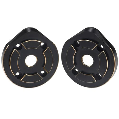 96g Brass Front Axle CVD Weight Cover Upgrade for 1/10 SCX10 III | upgrade parts for SCX10 III Capra, fits AR45P UTB10 Vanquish F9 CP44 1.9, increases chassis traction for crawling - size: Portal Cover C