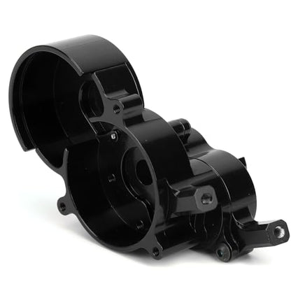 Aluminum Alloy Transmission Case Housing Set, RC Gearbox Housing for GEN8 1/10 RC Car, CNC 6061 - T6 with Hard Anodized Finish and PTFE Coated Gears (Black) - color: Black
