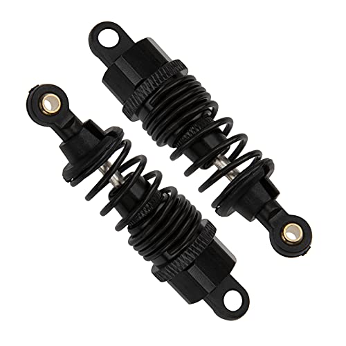 ShareGoo 4Pack Adjustable Shock Absorber Damper 68mm 102004 Compatible with HPI HSP Traxxas Losi Axial Tamiya Lightning EP 1/10 On-Road RC Drift Car (Black) - color: Black
