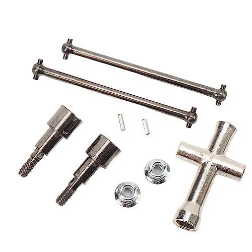 RC Car Rear Drive Shaft Steel Rear Axle Shaft 64mm Dogbone 5mm Ball Cup Replacement Part for SCY 16101 16102 16103 16201 1 16 RC Cars