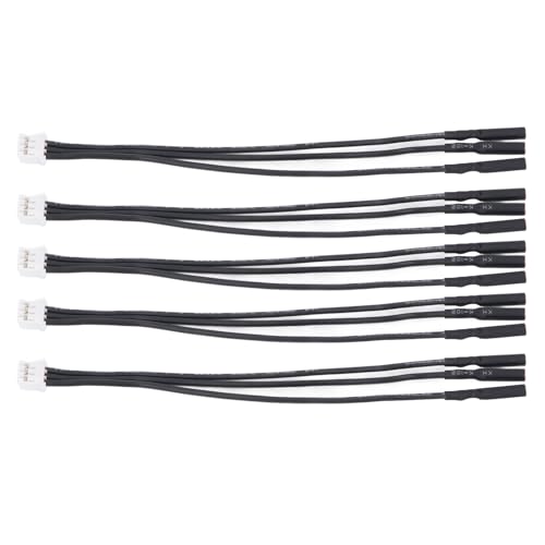 5pcs Universal RC Brushless Motor ESC Conversion Cable with 3P Plug for KYOSHO Mini Z, Axial SCX24 Motor Modification