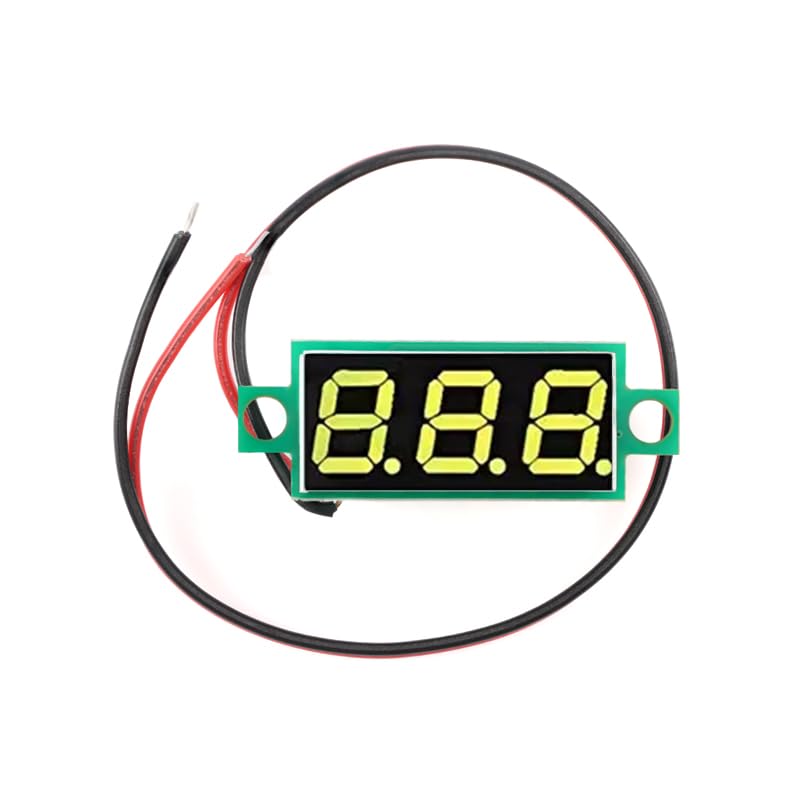 2pcs Digital Thermometer Module NTC Waterproof Metal Probe -50°C to 125°C Yellow Temperature Sensor - color: Yellow