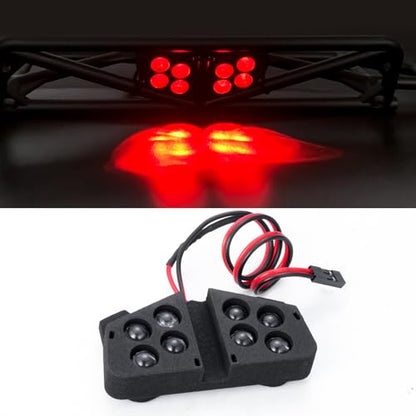 Nylon RC Front & Rear LED Light Kits Headlight Taillight | Upgrade Parts, For 1/8 Tra-xxas Maxx Slash 6S 4X4, RC Car Buggy
