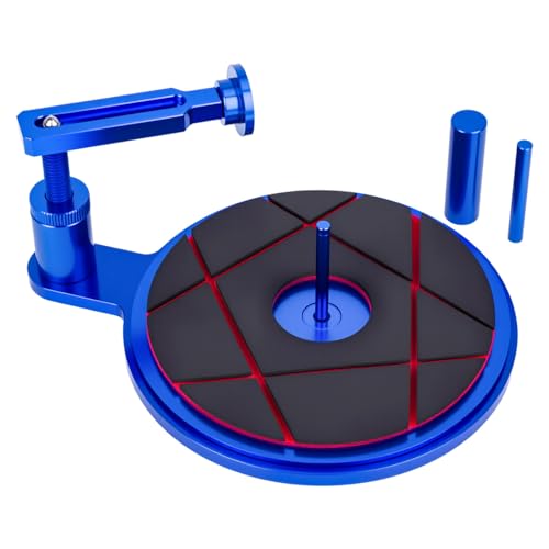 RC Aluminum Tire Adhesive Fixture (Blue) | Suitable for 1/10/8 Ratio off-road Drift Vehicles and Below 40mm RC Tires，Adjustable - color: Blue