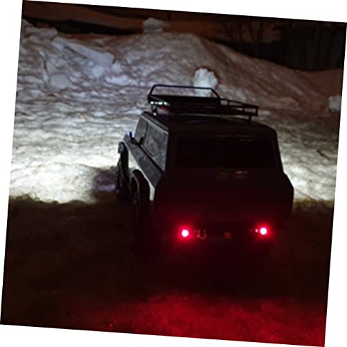 Car Roof Luggage Bracket Led Light for Rc Crawler Storage Rack for Simulation Accessories Lightweight and Easy to Install - size: 24.80X14.10X2.30CM