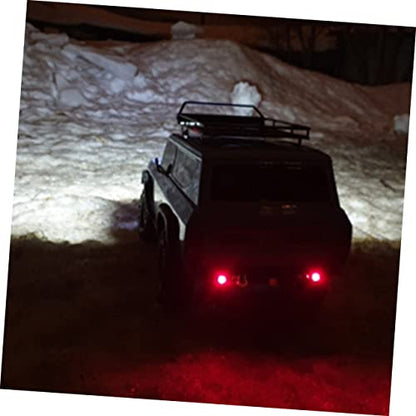 Car Roof Luggage Bracket Led Light for Rc Crawler Storage Rack for Simulation Accessories Lightweight and Easy to Install - size: 24.80X14.10X2.30CM