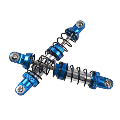 4Pcs ShareGoo Adjustable Metal Shock Absorber 70/80/90/100/110/120mm Damper Compatible with Traxxas TRX4 TRX6 G63 Axial SCX10 D90 90046 AXI03007 1/10 RC Rock Crawler (70mm Hole Distance) - size: 70mm Hole Distance