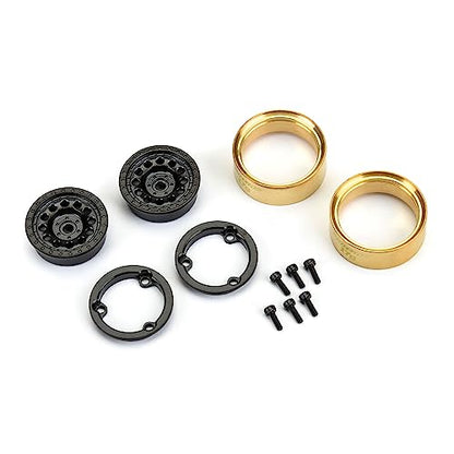 Pro-Line Racing 1/24 Rock Shooter Brass F/R 1.0 7mm Whl 2 Blk PRO281200 RC Tire