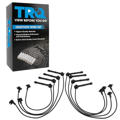 TRQ Spark Plug Wire Set | For 1996-1998 Ford Mustang - style: IWA70262