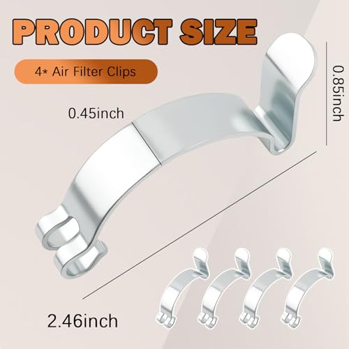 4PCS Car Air Filter Clips,Sturdy Car Air Filter Box Clips for Airs Filters Fastening Retaining Compatible with Toyota,Airs Filters Box Housing Retaining Clip Cars Accessories