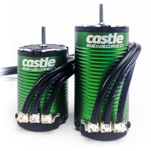 Castle Creations Mamba X SCT Brushless ESC / 1412-2100KV 5mm Sensored Motor Combo, CSE010015515, Black