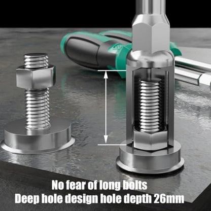 Hex Driver Screwdriver Comfort Grip 5-13mm Nonslip Hand Grips | Deep Nut Driver Set for Tightening Loosening Fasteners on Rc Quadcopter Helicopter Car Airplane Models - color: 5.5