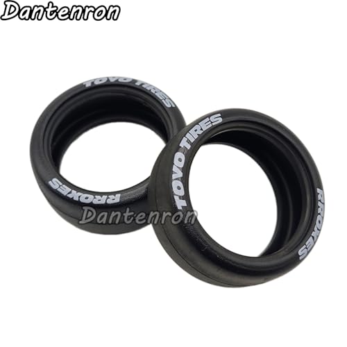 1/10 Drift Smooth Tread Tires OD 65mm RC Hard Rubber Drift Racing Wheels Tyres For 1:10 1/12 Rally Street On Road Touring Car Tamiya TT01 TT02 XV01 TA06 A959 PTG2 HPI KYOSHO HSP Traxxas 4PCS