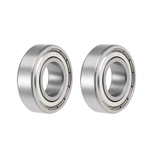 uxcell 6004ZZ Deep Groove Ball Bearings Z2 20mm X 42mm X 12mm Double Shielded Carbon Steel 2pcs - size: 20mmx42mmx12mm