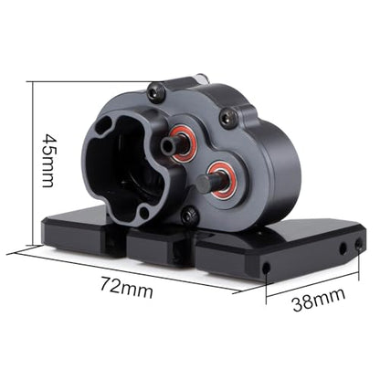 Overdrive Gearbox DLX LCG Trans OD-3 Overdrive Transmission for 1/10 RC Crawler LCG Chassis SCX10 III Pro Capra