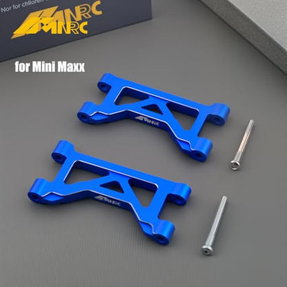 Alum Rear Upper Suspension a Arm for 1/16 Mini Maxx 4WD RTR RC Car Truck-107154-1 Upgrades Part Blue - color: Blue