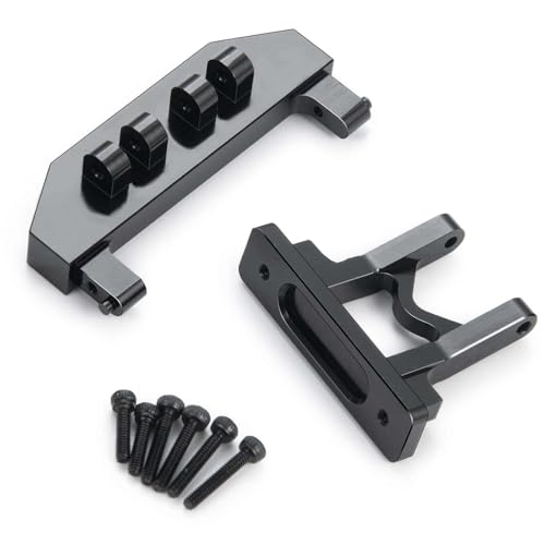 Metal Rear Body Shell Mount, Compatible with Axial SCX24 | CNC precision engineering, magnetic body mount design, for 1/24 SCX24 AXI90081 RC crawler