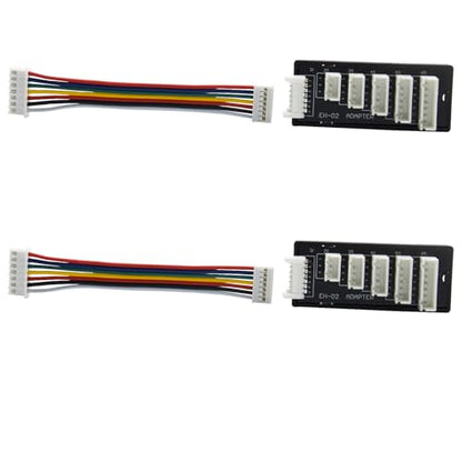 Blomiky 2 Pack JST-XH-7P to 2S-6S 7.4V-22.2V Charge Convert Boards and Balance Socket Cables for B6 C150 Balance Charge/XH-7P Board *2