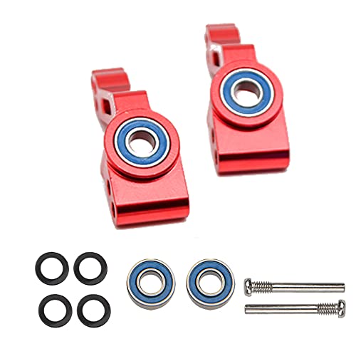 Alloy Rear Stub Axle Carriers for Slash 2wd Upgrades Rustler Bandit Stampede Parts of 3752(Pair),red - style: Rear Stub Axle-Red