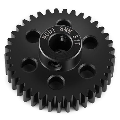 M1 Steel Motor Gears Pinion 8MM 22T 23T 25T 26T 27T 30T 33T 35T 37T 39T for 1/5 X-MAXX RC Model Car Buggy Truck Parts (37T) - style: 37T