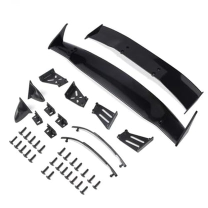 Compatible with 1/10 RC for Racing Drift Car Parts Accessories Rear Tail Wing Body Spoiler Wing Body Spoiler RC Car Accessories