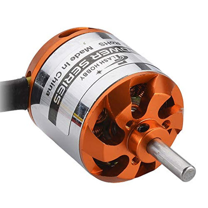 D2836 Brushless Outrunner Motor 2~4S Helicopter RC Motor for RC Airplane Fixed-Wing Drone FPV (880KV) - size: 880kv