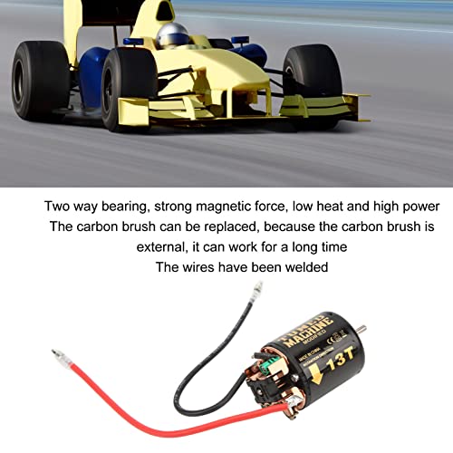 Alomejor 540 Brushed Motor 13T 1/10 RC Remote Control Car Brushed Electric Motor Replacement Part Rc Car Model Accessory