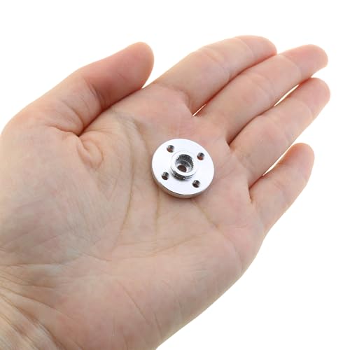 6-Piece Metal Servo Horn Set Aluminum Round 25T Standard Servo Wheel with Screws for RC Robot Boat Car Aircraft Modification Parts