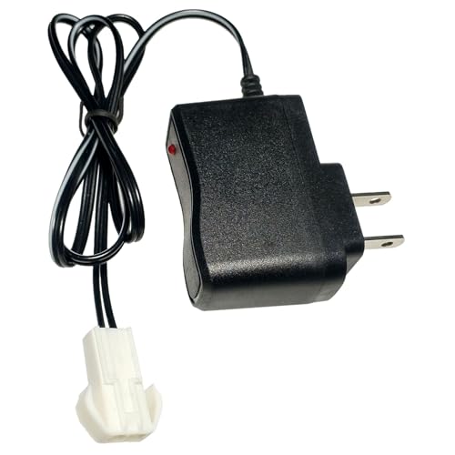 9.6V NiMh NiCd Battery US Charger 250mA EL-2P Female Plug for RC Car Off-Road Truck Speed Boat (Rev Plug)