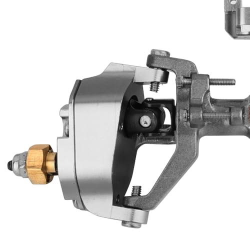 SCX24 Diamond Shape Portal Axle for 1/24 Axial SCX24 C10 90081 AXI00002 AX24 Ford Bronco AXI00005 RC Crawler Metal Upgrade (Gray) - color: Gray