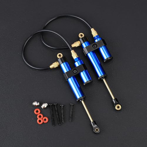 SCX10 Shocks 100MM Negative Pressure Shocks Oil-Filled Aluminum Shock Absorber For RedCat Everest Gen7 SCX10 III Pro Upgrade Parts 1/10 RC Crawler