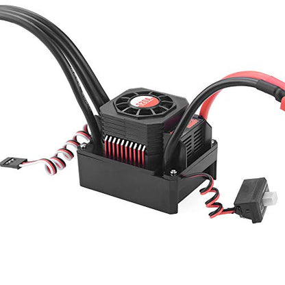 GoolRC 120A Brushless ESC Waterproof Electric Speed Controller for 1/8 1/10 RC Truck Off-Road Car