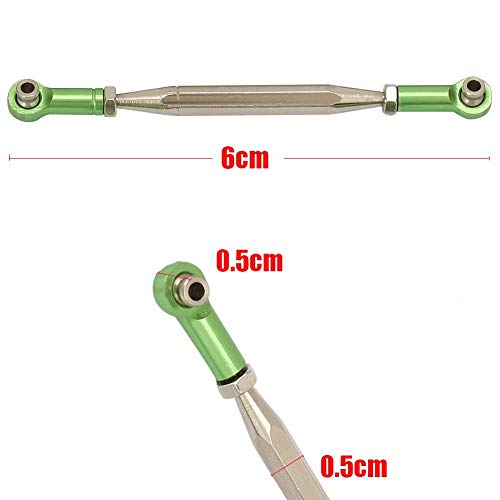 Dilwe Steering Linkage Rod RC Car Parts, Metal RC Model Car & Truck Steering Linkage Rod Turnbuckle for FY-01/02/03/04/05/07 / for 12428 12423 / Q39 Replacement Parts