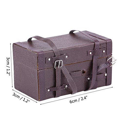 Retro Wooden Storage Box, Decorative Organizer with Leather Clasp, Ideal for RC Vehicles Toy Parts Accessories