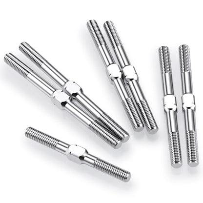 RCLIONS 1set/7pcs Titanium Alloy Turnbuckles Tie Rod Link Set for 1/10 LOSI 22S Sprint RC Car Upgrade Parts