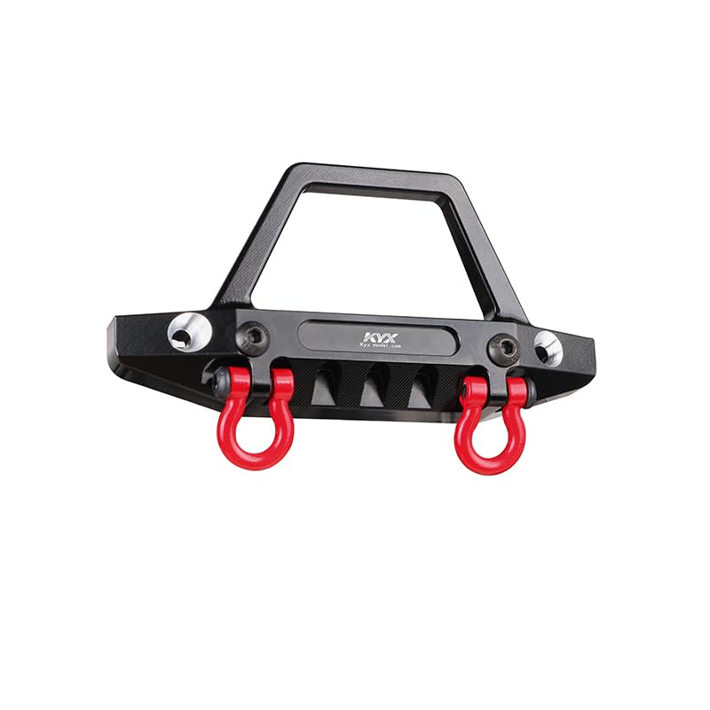 KYX Racing CNC Machined Aluminum Front Bumper Upgrades Parts Accessories for 1/10 RC Crawler Car Axial SCX10 PRO