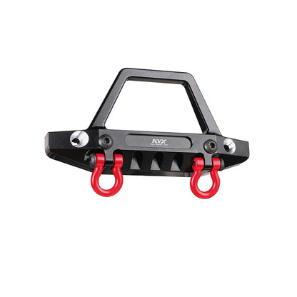 KYX Racing CNC Machined Aluminum Front Bumper Upgrades Parts Accessories for 1/10 RC Crawler Car Axial SCX10 PRO