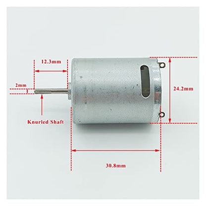 RK-370SD-4035 Micro 370 DC Motor DC 3.7V 5V 6V 7.4V 33000RPM High Speed Large Torque Mini 24mm Electric Motor DIY Toy Car Boat