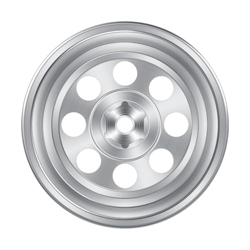 1.3' Wheel Rims Aluminum Deep Dish Wheels Negative Offset 12.5mm for 1/18 Traxxas TRX4MT F-150 K10 RC Monster Truck Replacement