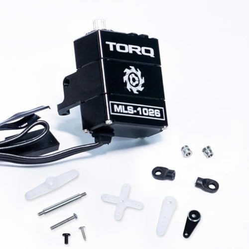 TORQ MLS-1026 Premium Direct-Mount, Powerful High-Torque RC Servo with CNC Aluminum Case & Waterproof Used for Remote Control, RC Rock Crawler 1/18 TRX4M Land Rover Defender / F150 / Chevrolet K10 - color: Trx4m Servo
