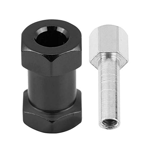 RC Wheel Spacer, Durable 4pcs Metal Hex Hub Extension Adapter for RC Trucks Buggies Crawlers Off-Road Models