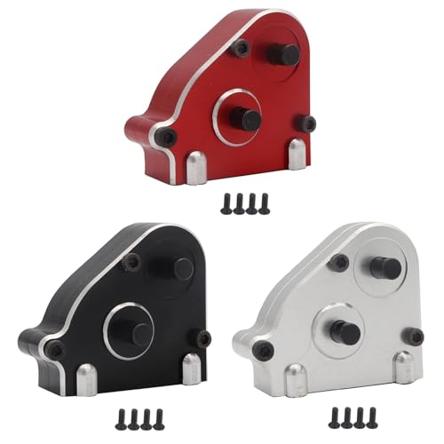 MN128 MN86 MN86S MN86K MN86KS MN G500 Metal Transmission Gearbox Transfer Case 1/12 RC Crawler Car Upgrade Parts(Black) - color: Black