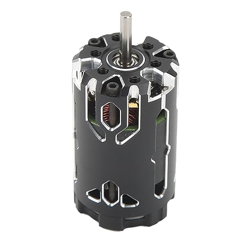 380 Sensored Brushless Motor 13.5T with TS80A Sensored Brushless ESC Combo Black for 1/12 1/14 RC Car