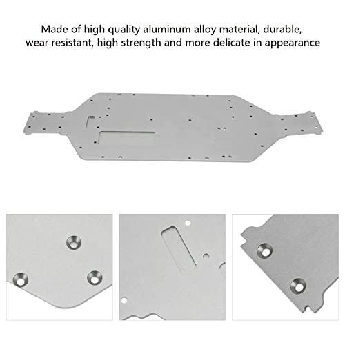 Aluminum Alloy CNC Chassis Plate, RC Car Chassis Armor Protection for ZD Racing DBX - 10 7507 1/10 Scale, Durable Lightweight Frame with Precision Fit for Enhanced
