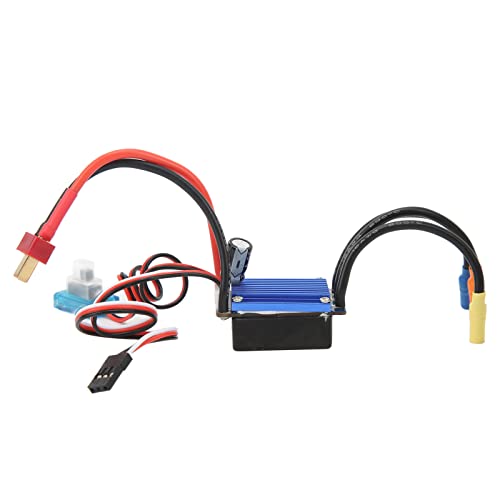 Brushless Motor ESC Combo, 4800KV High Speed 25A Power with CNC Aluminum Cover, RC Car Brushless Kit, for 1/16 1/18 Scale RC Trucks Off-Road Racing and Hobbyist Use