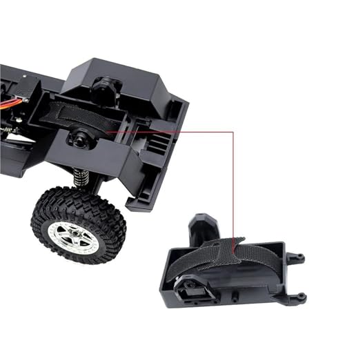 Rc Accessories for TRX4M for Bronco for Defender for JJRC C8809 C8801 1/18 2-Speed Gearbox Assembly Transmission Motor Set with Servo RC Crawler
